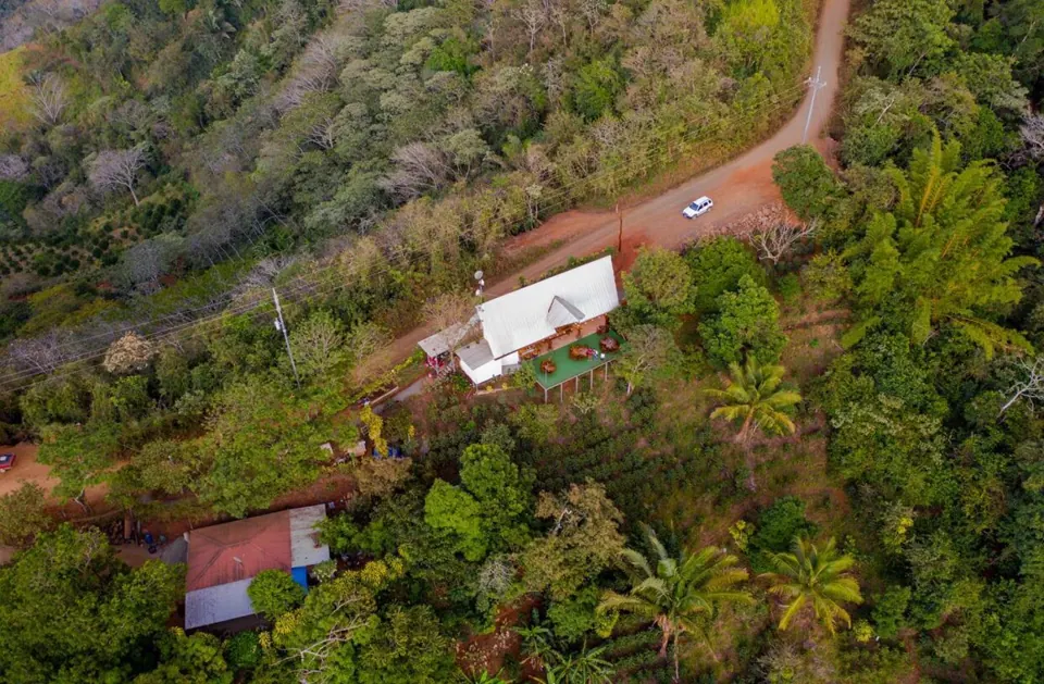El restaurante desde arriba
